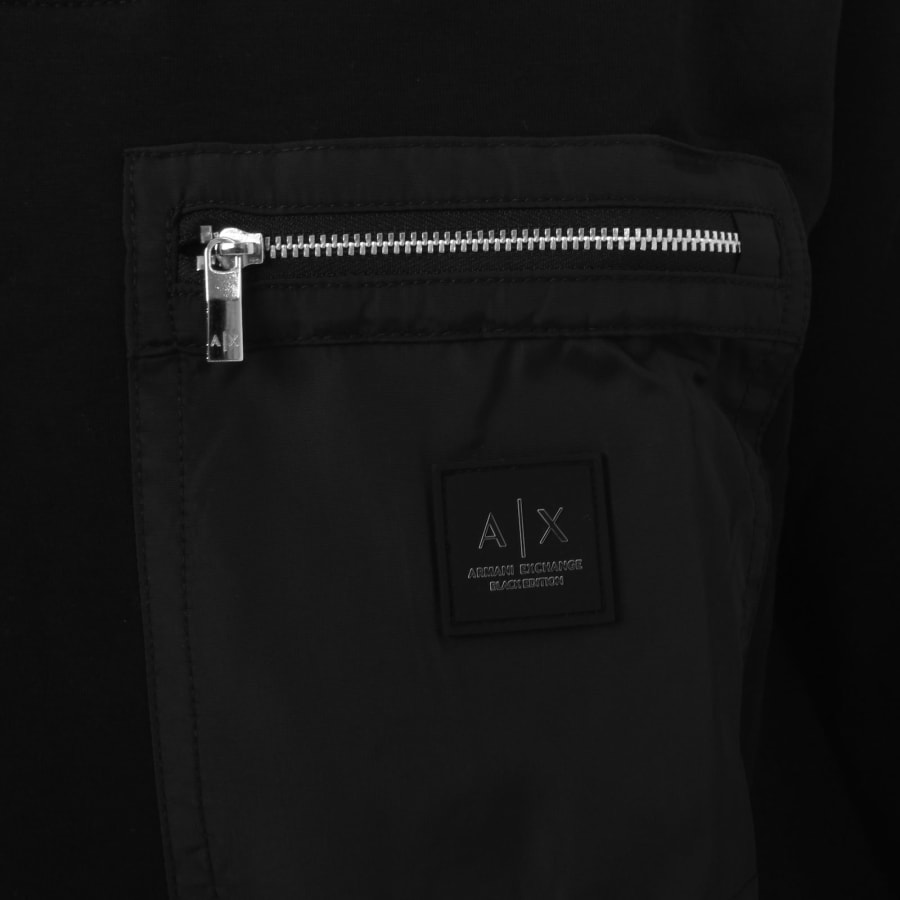 Armani Exchange Felpa Sweatshirt Black
